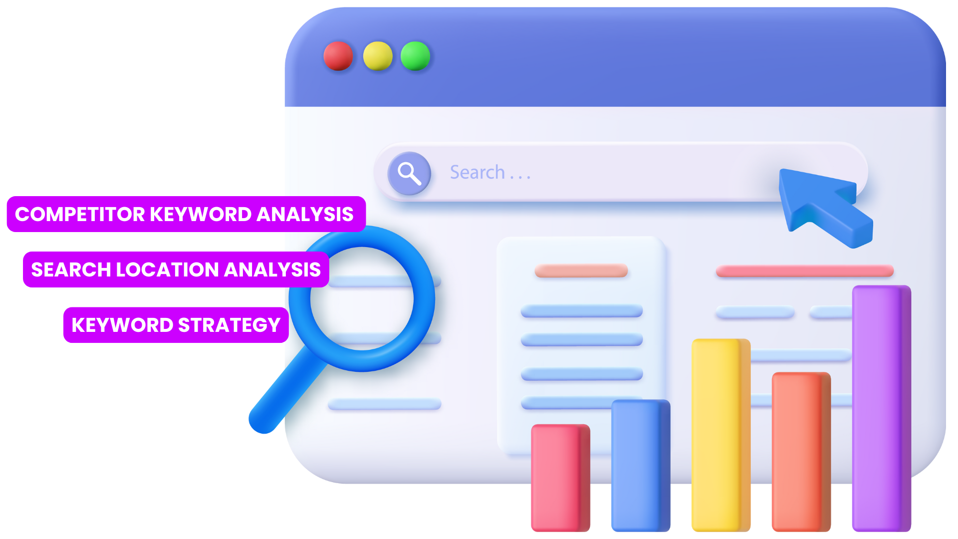 Keyword and Search Volume Analysis - Gatchi Digital Digital Consulting Service